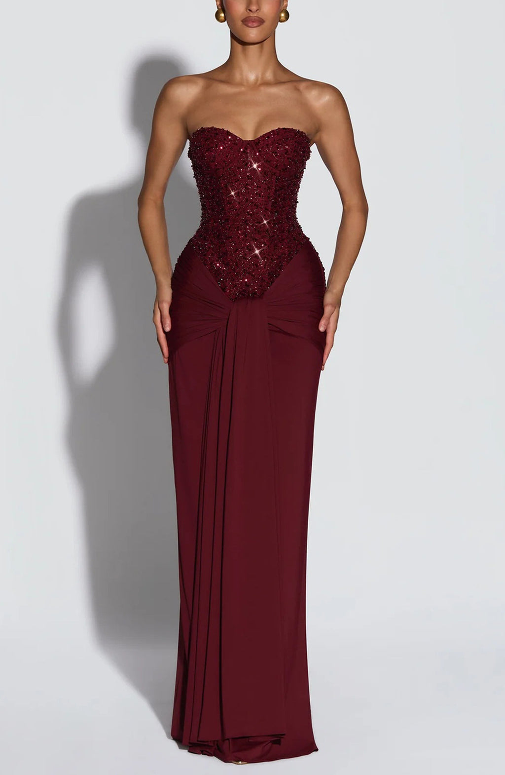 Strapless dress for women