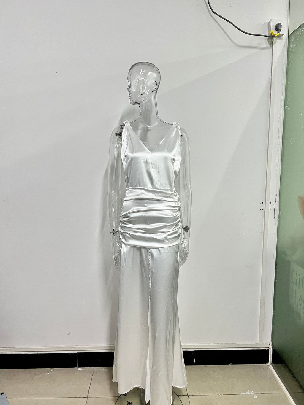 Satin Mermaid Evening Dress