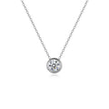 Moissanite Sterling Silver Bubble Necklace