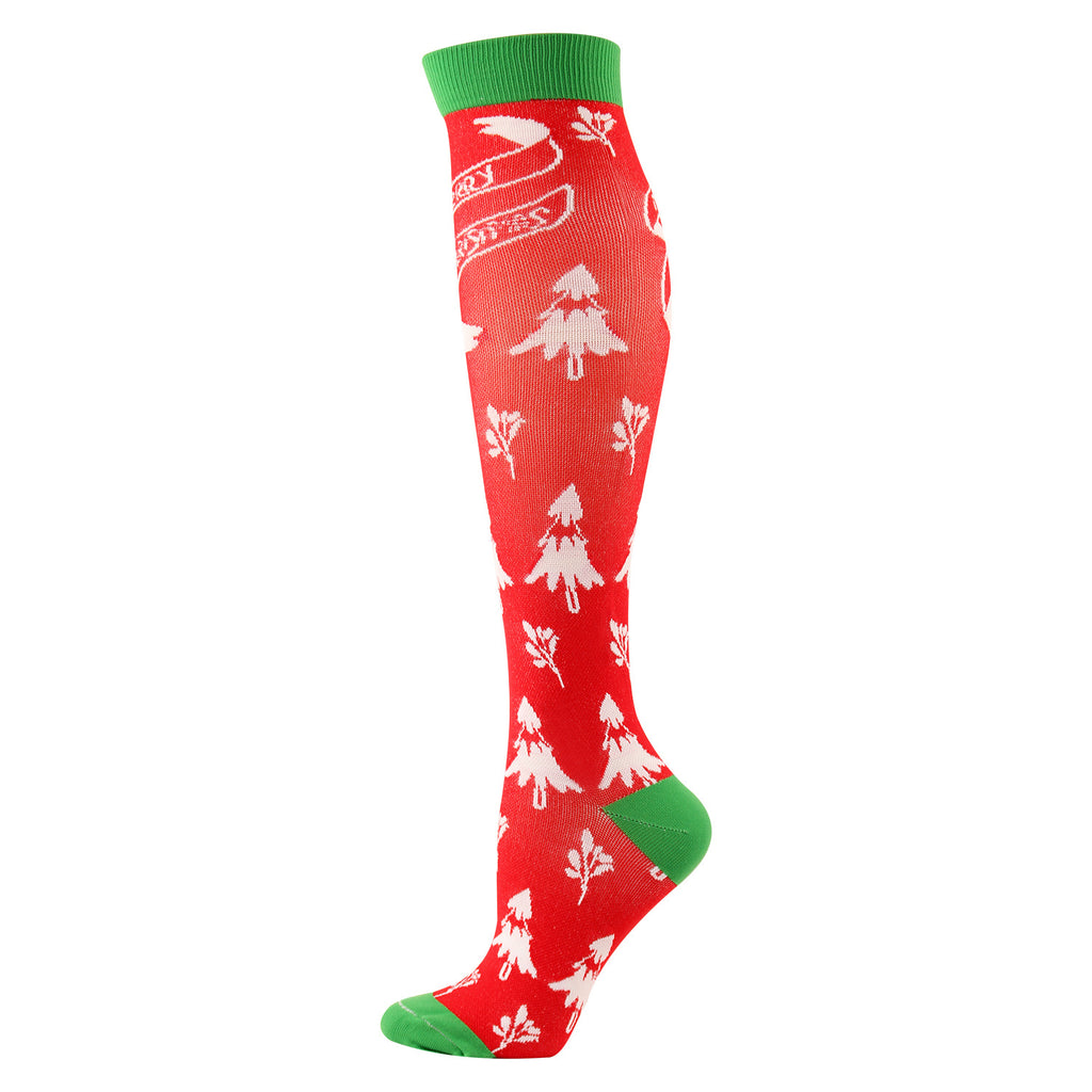 Christmas Compression Socks with Festive Designs