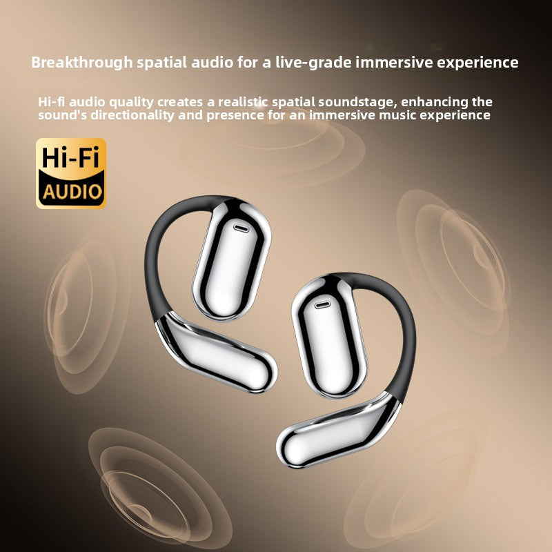Open Ear Bluetooth Headphones with AI Translation