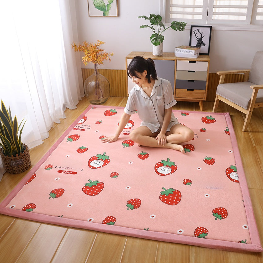 Thickened Coral Fleece Floor Mat