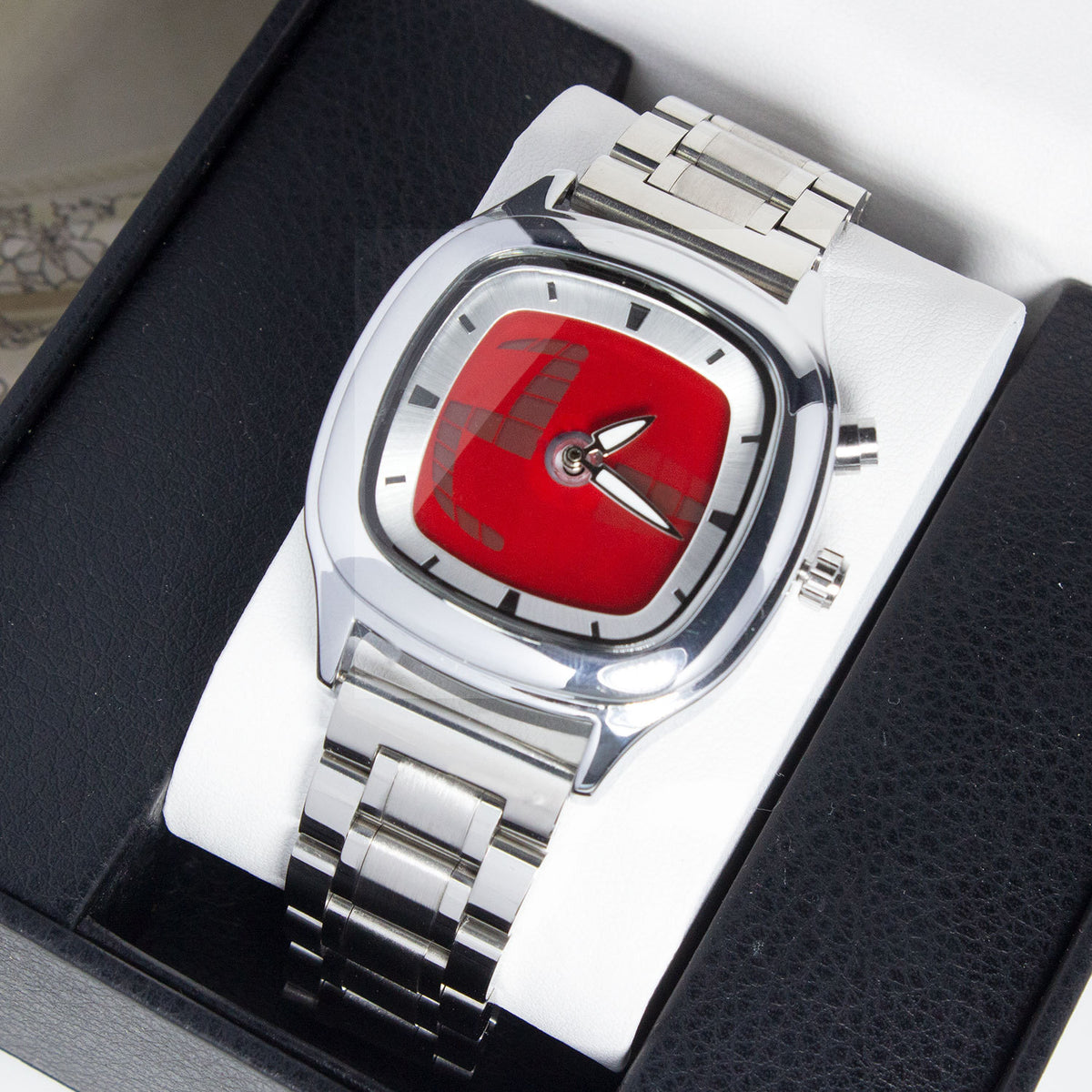 Fashionable Mens Vintage Dual Display Quartz Watch