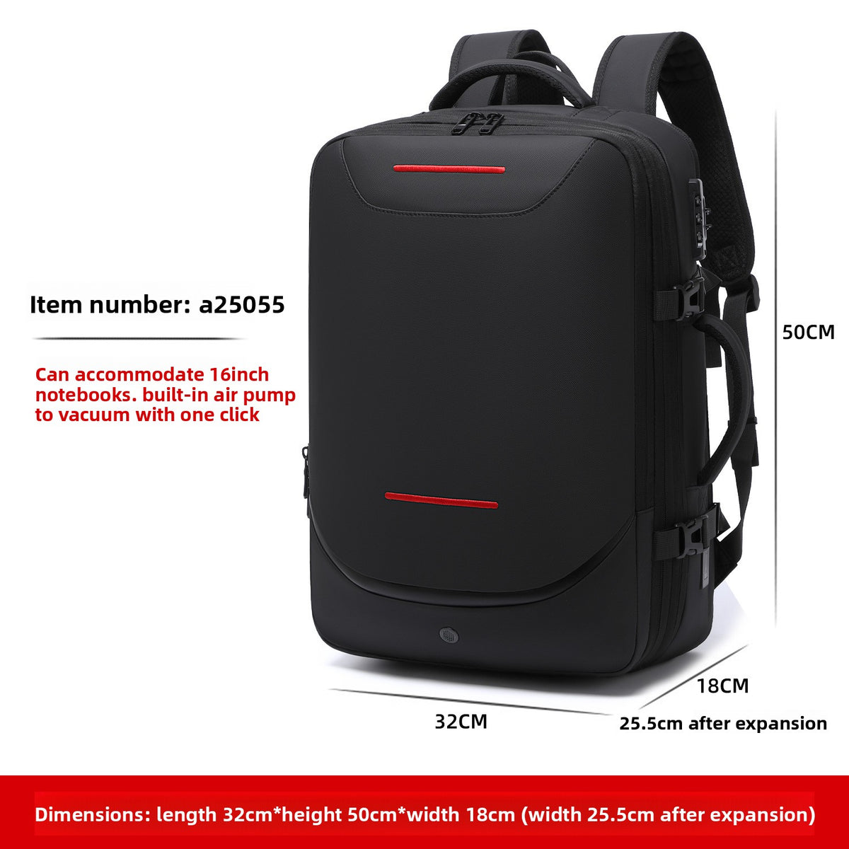 Vacuum-Sealed Backpack