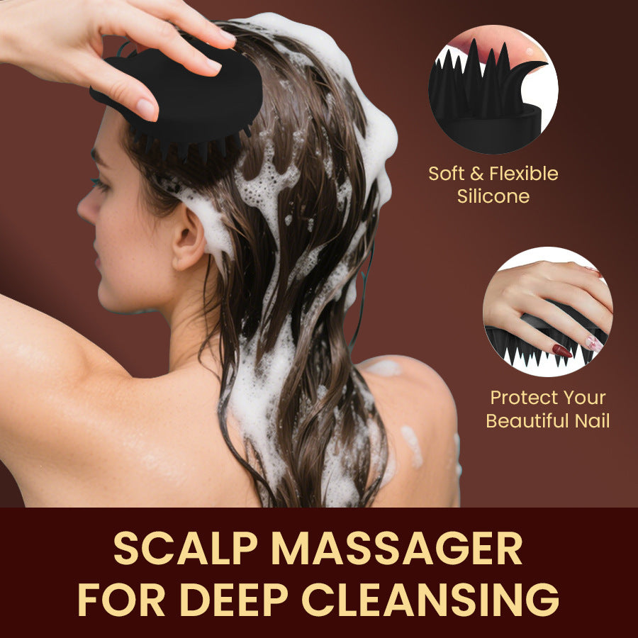 Scalp Scrub with Massage Brush