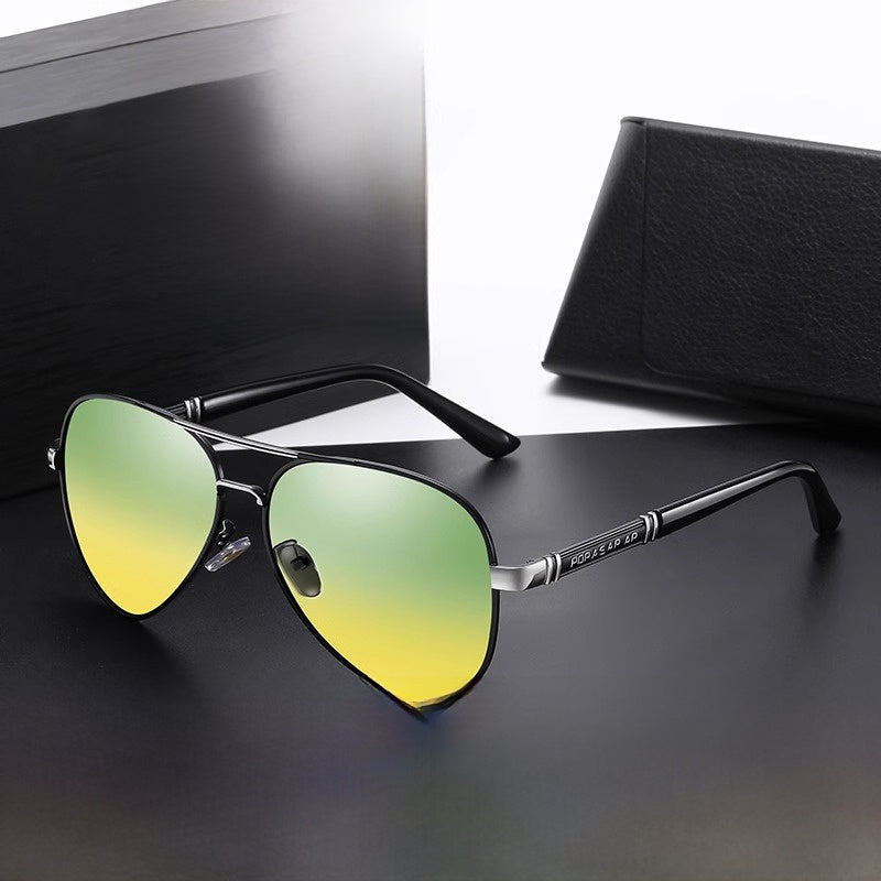 Men's Polarized Photochromic Sunglasses for Driving and Fishing