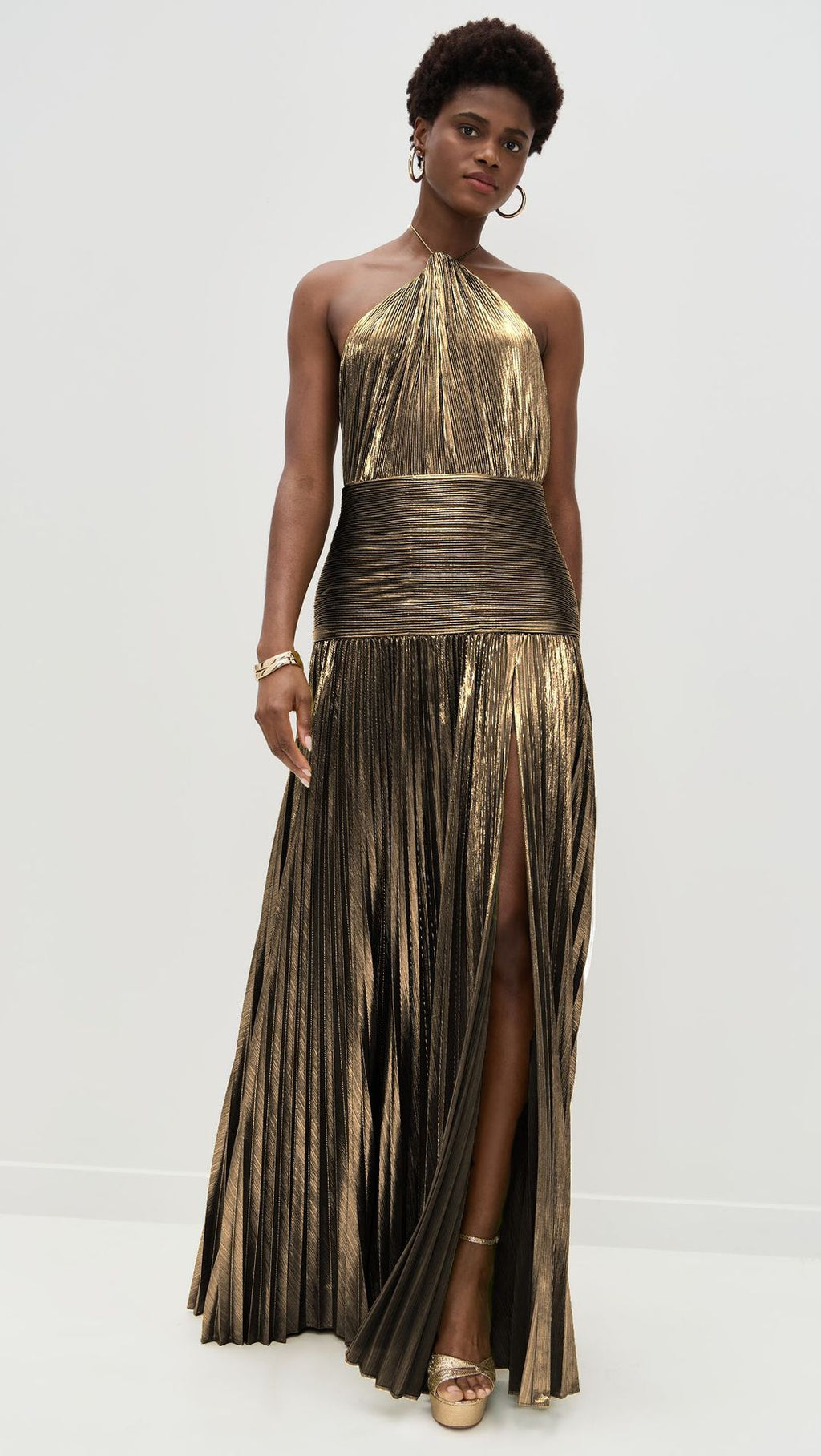 Neck-wrap dress