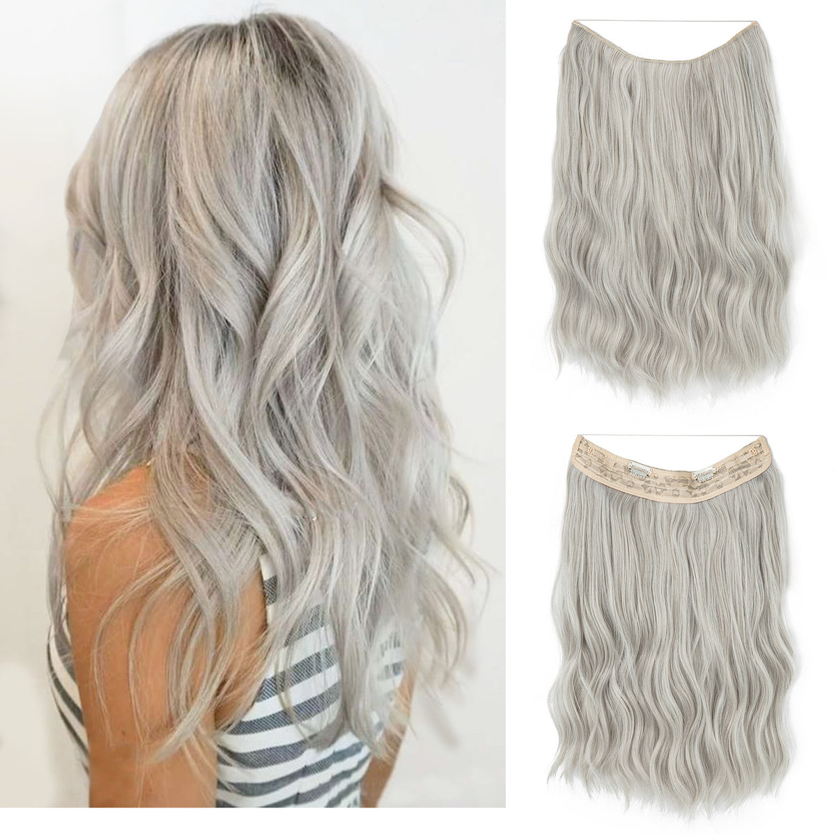 Long Wavy Clip-in Hair Extensions