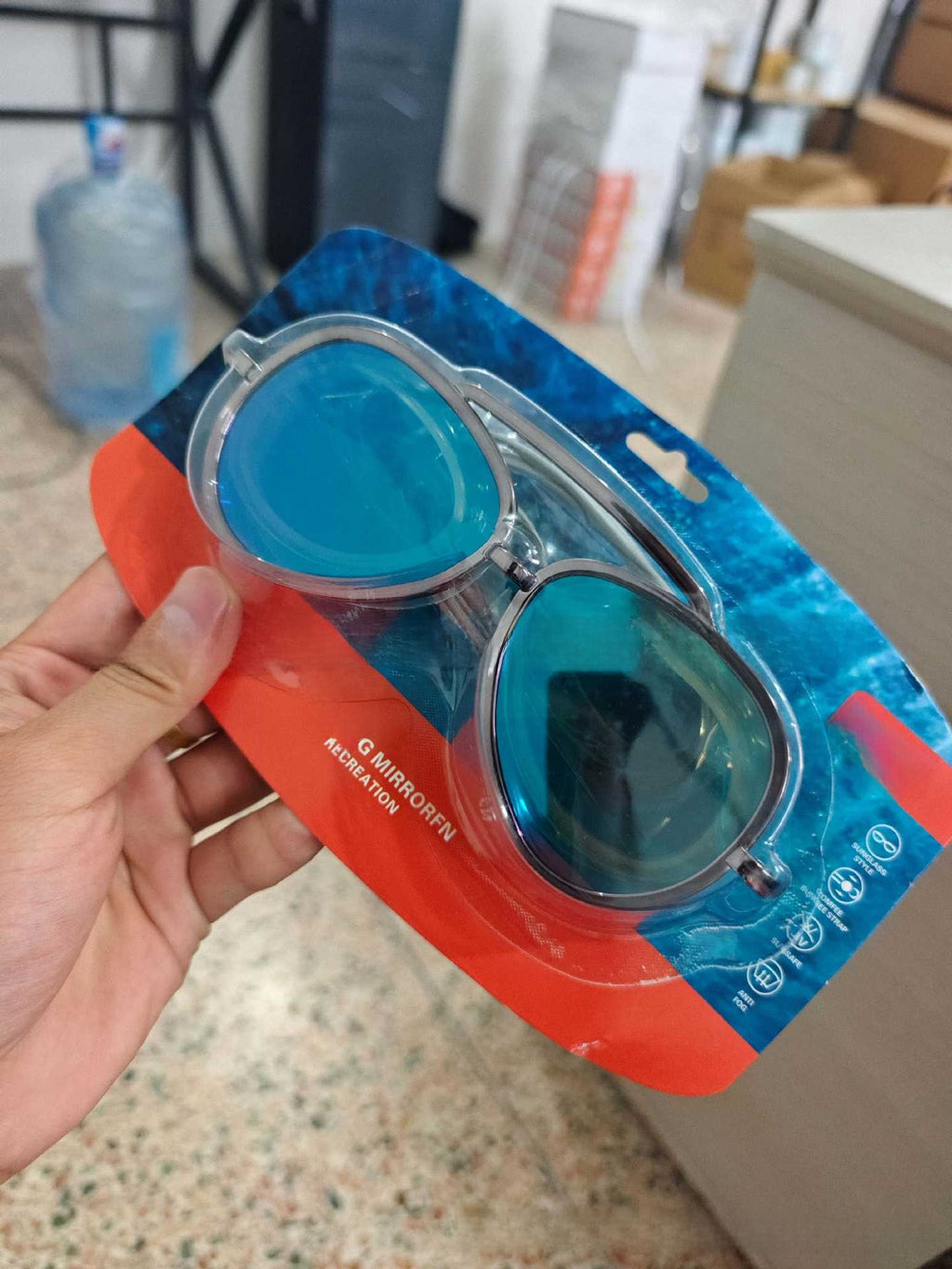 Anti-Fog Full View Swimming Goggles