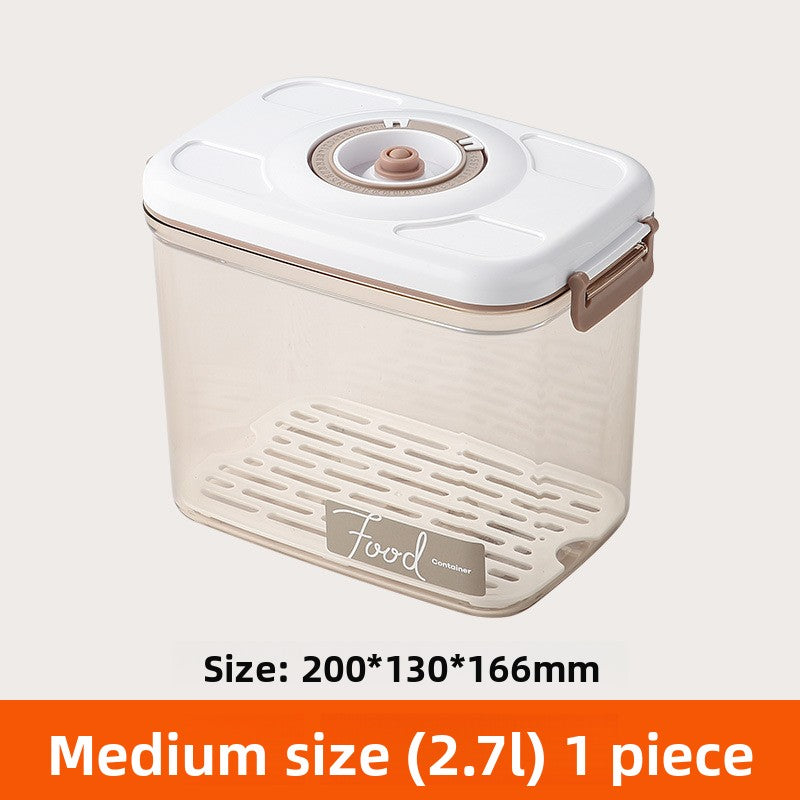 Electric vacuum storage box with air extraction function
