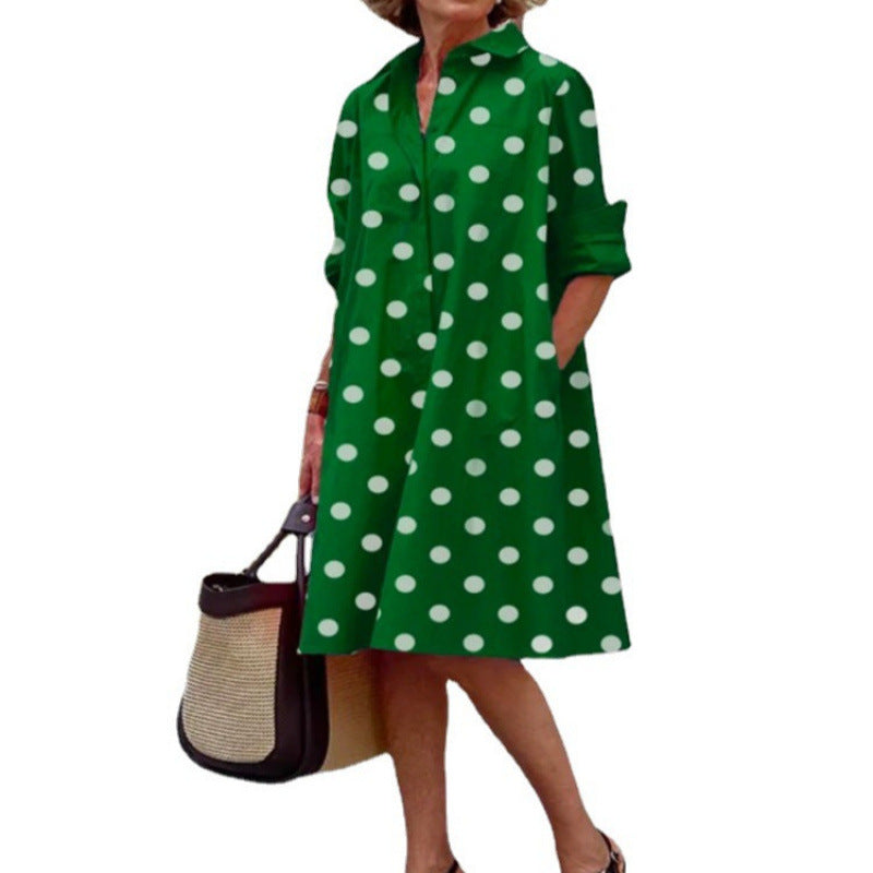 long-sleeve midi dress