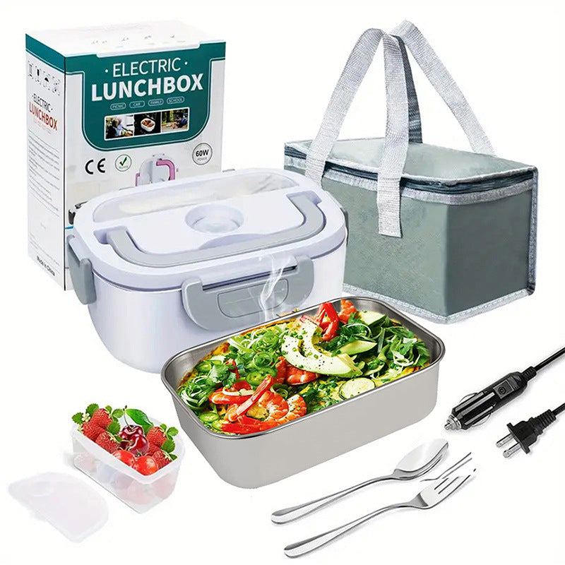 Electric Heating Lunch Box with Stainless Steel Interior