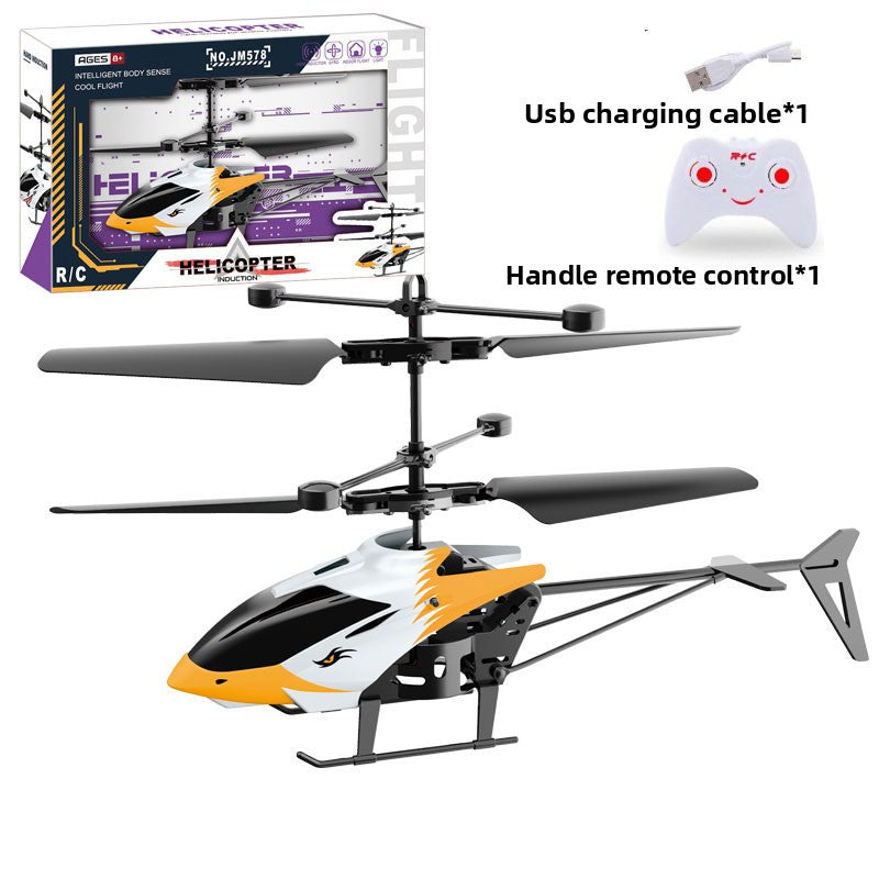 Remote Control Helicopter Drone with Sensor Technology
