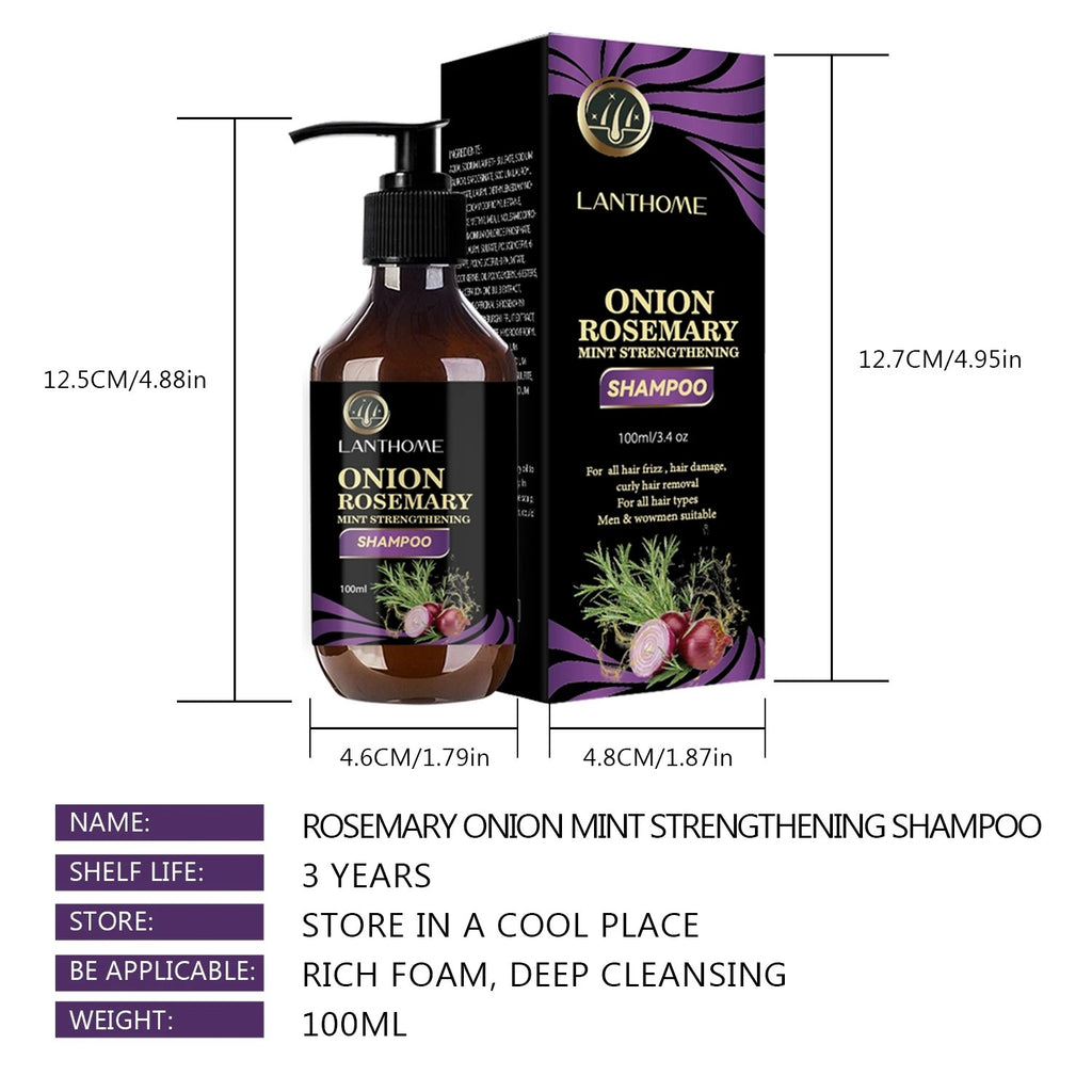 Rosemary Onion Shampoo for Hair Growth