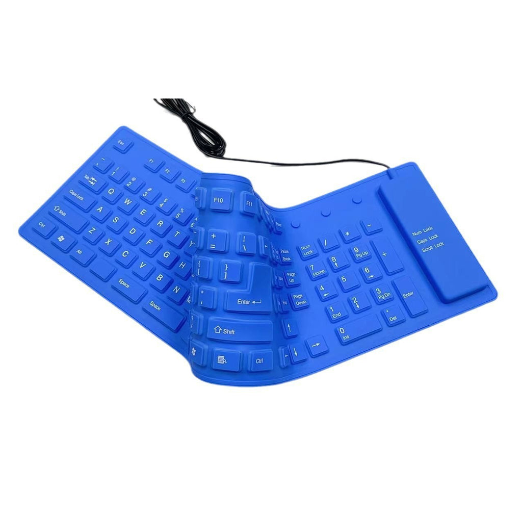 Silicone Mute Soft Keyboard USB Wired Folding