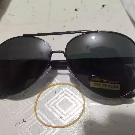 Metal Polarized Sunglasses Retro Large Frame Driving Glasses