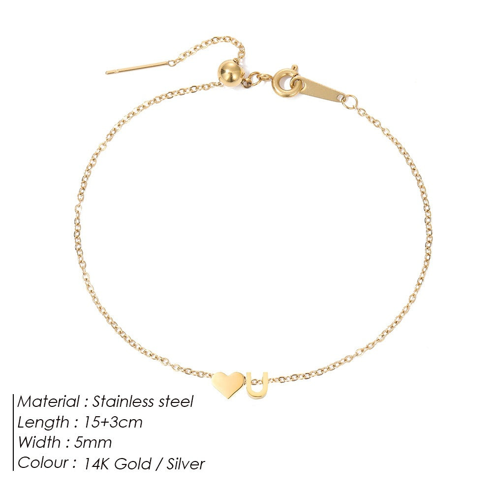 Letter Bracelet Woman
