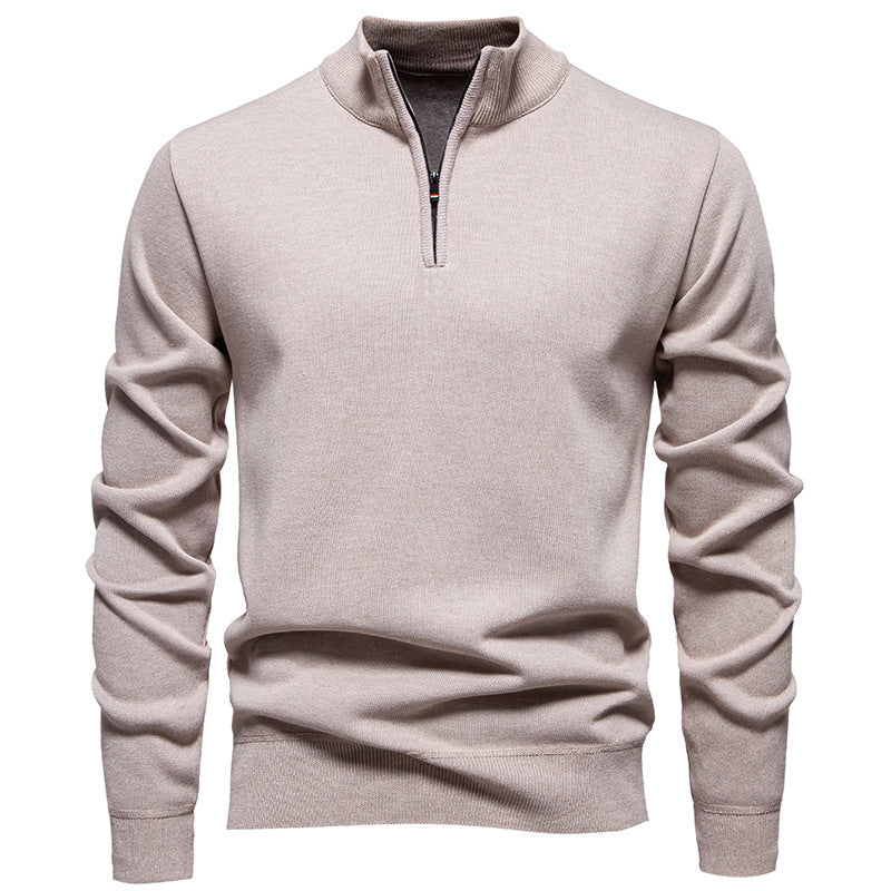 Men's fleece pullover sweater
