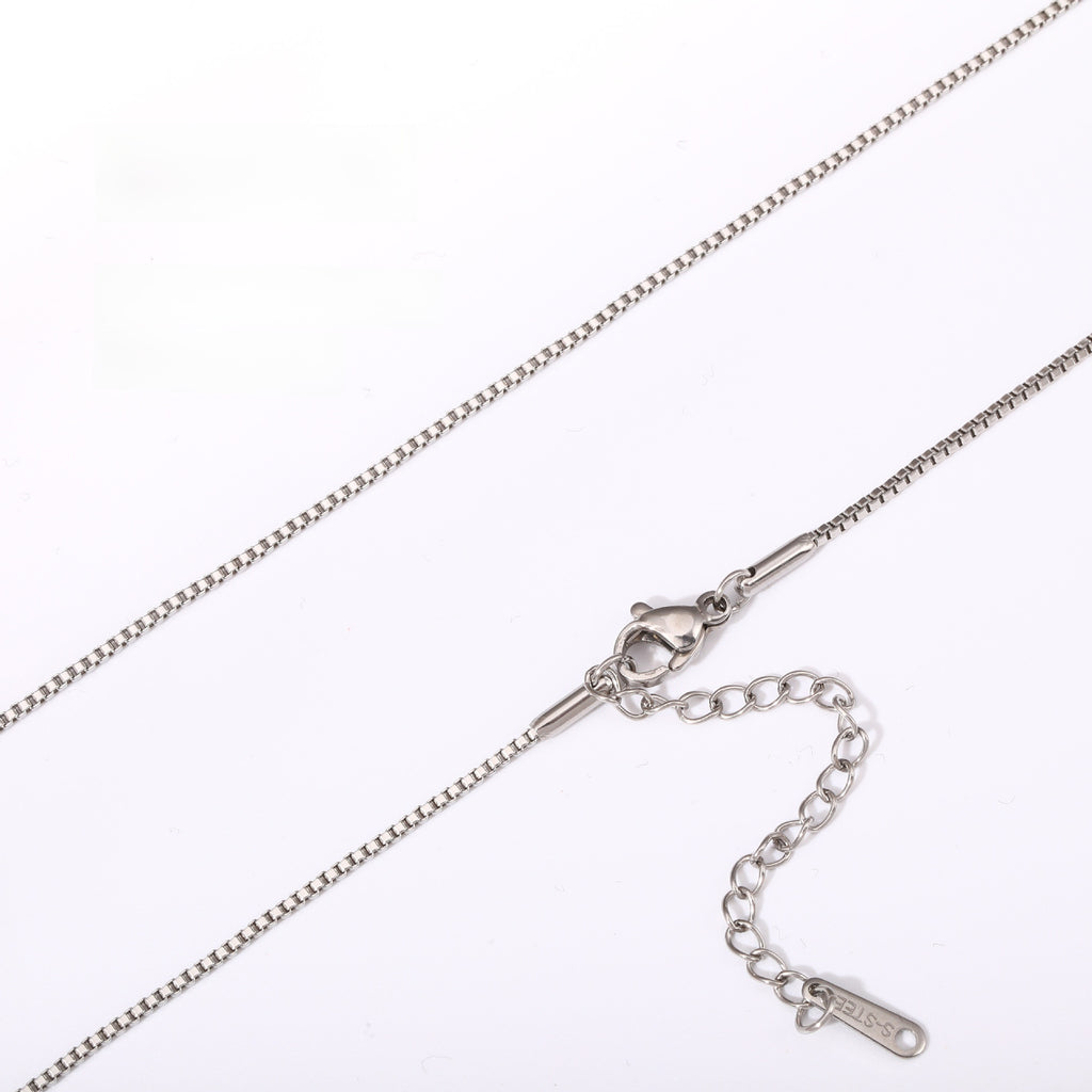 Versatile Braided Chain and Blade Necklace