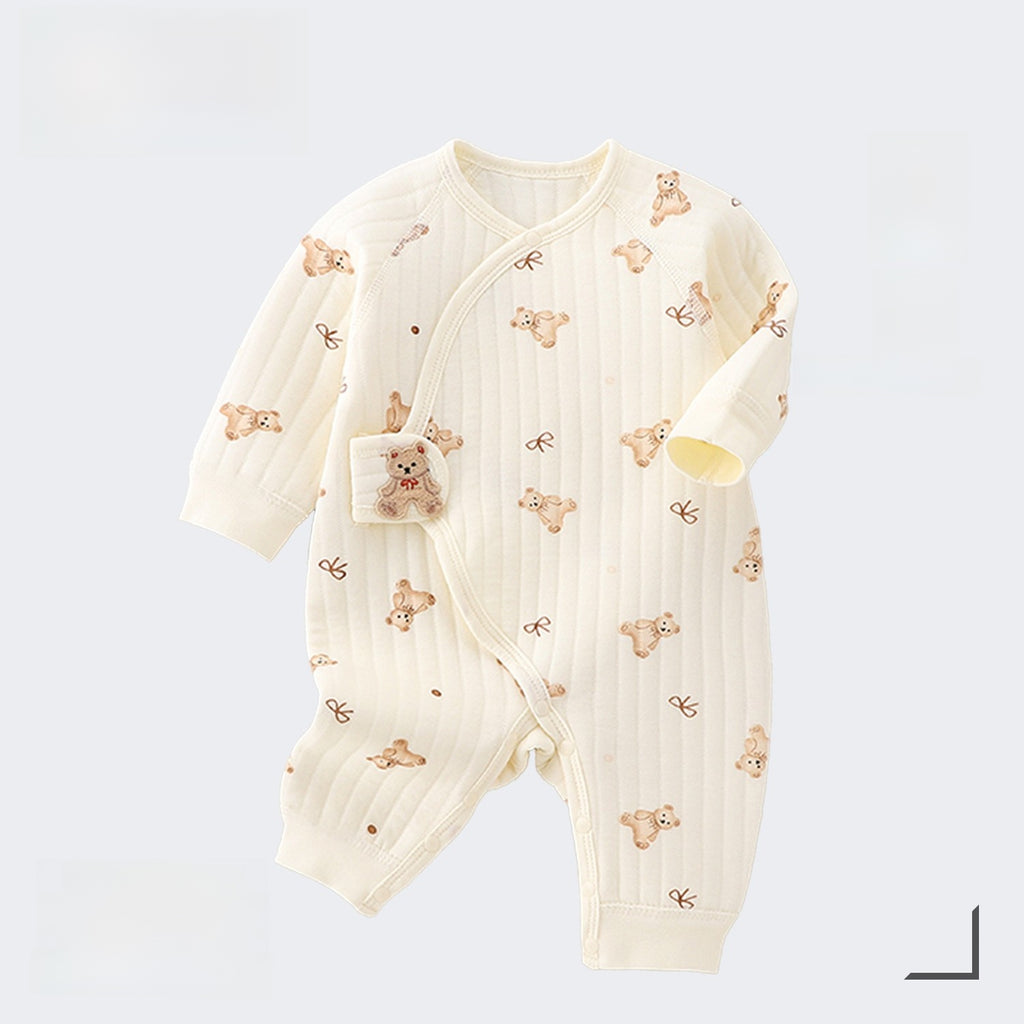 Baby Quilted Jumpsuit Winter Warm Clothing