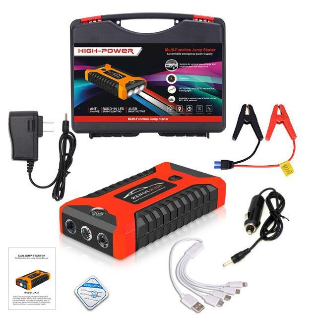 Car emergency start power supply air pump integrated machine battery