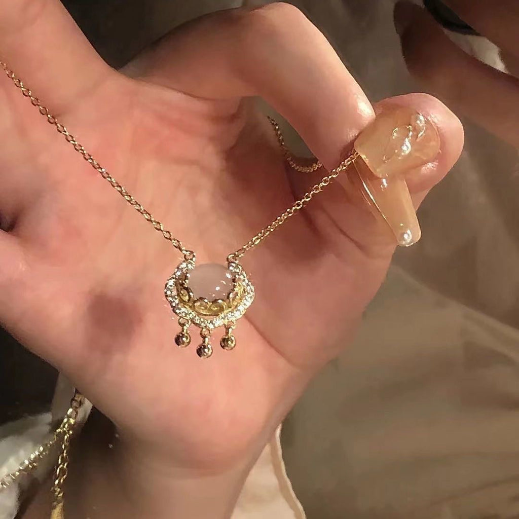 Zircon Bow Necklace for Women