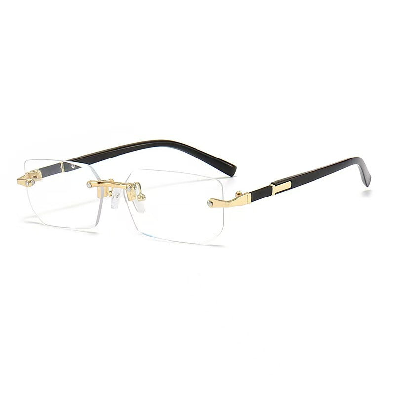 Frameless Metal Sunglasses UV400 Protection