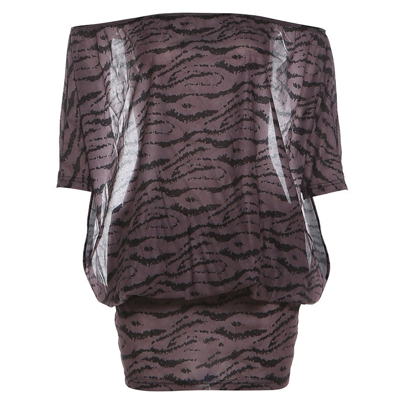 Women's One Shoulder Bodycon Wrap Dress