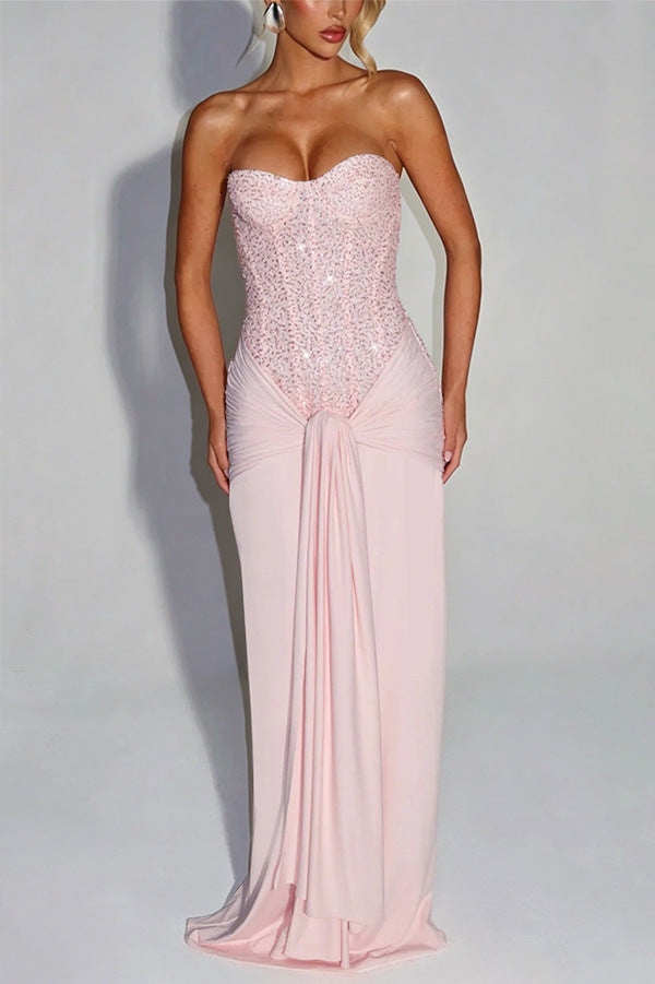 Strapless dress for women