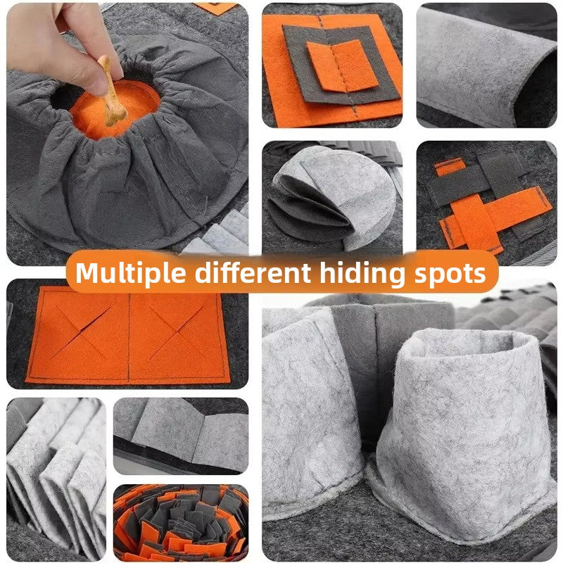 Interactive Dog Snuffle Mat for Slow Feeding and Puzzle Training