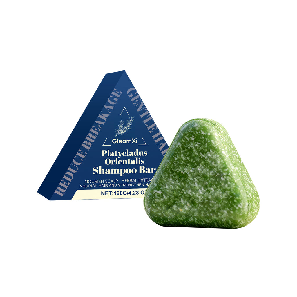 Platycladus Orientalis Nourishing Shampoo Bar for Deep Scalp Cleansing and Frizz Improvement