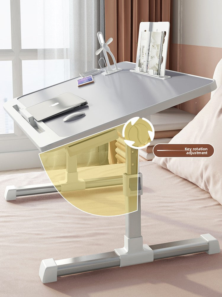 Adjustable Foldable Laptop Bed Desk with USB Port