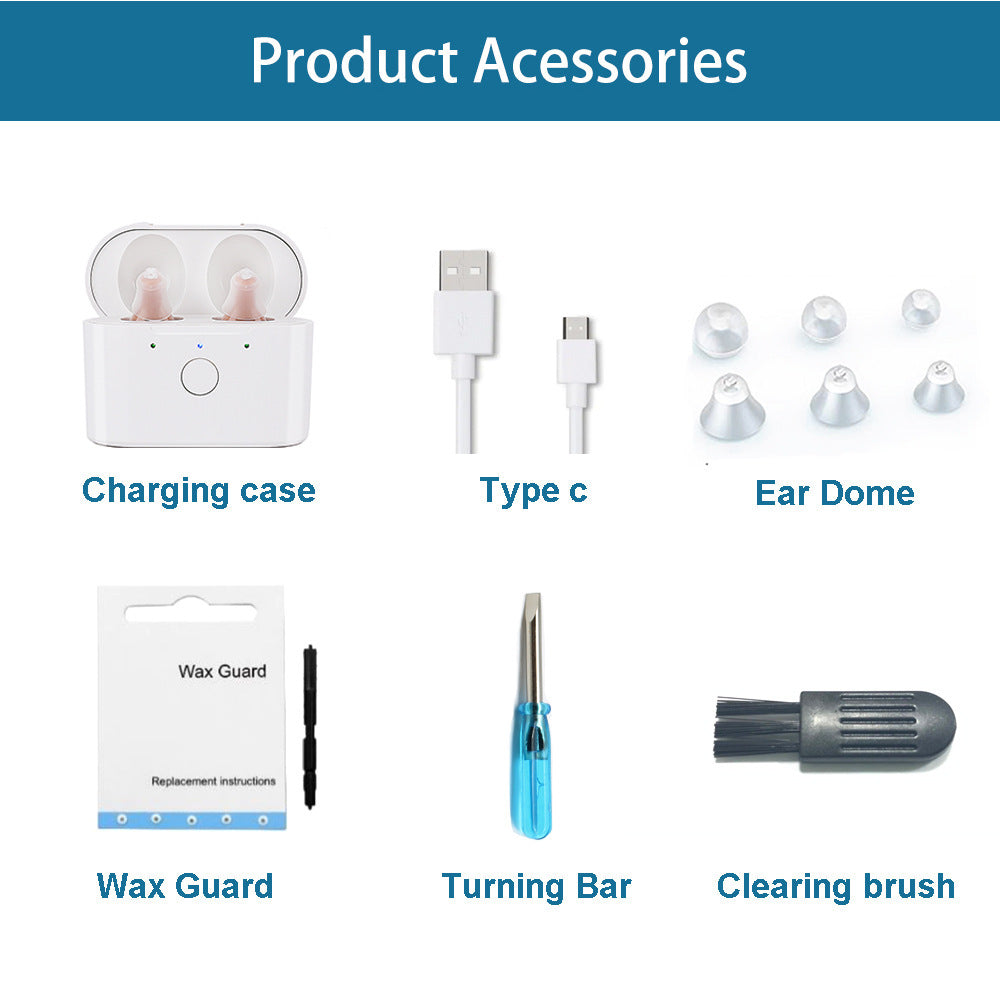 Invisible Hearing Aid Sound Amplifier