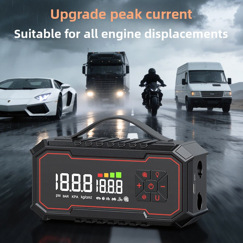 Multi-function Car Air Pump and Emergency Power Starter