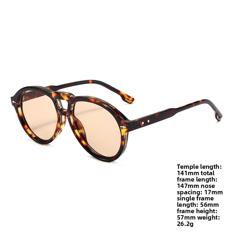 UV400 Protection Square Frame Sunglasses