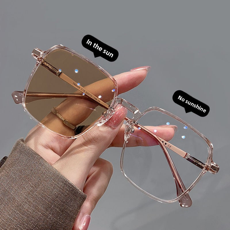Photosensitive Color Changing Blue Light Glasses