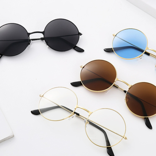 Round Metal Frame Sunglasses
