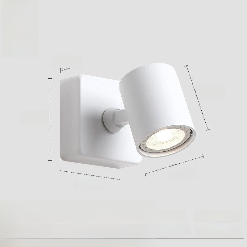 Hotel recessed wall-mounted spotlights