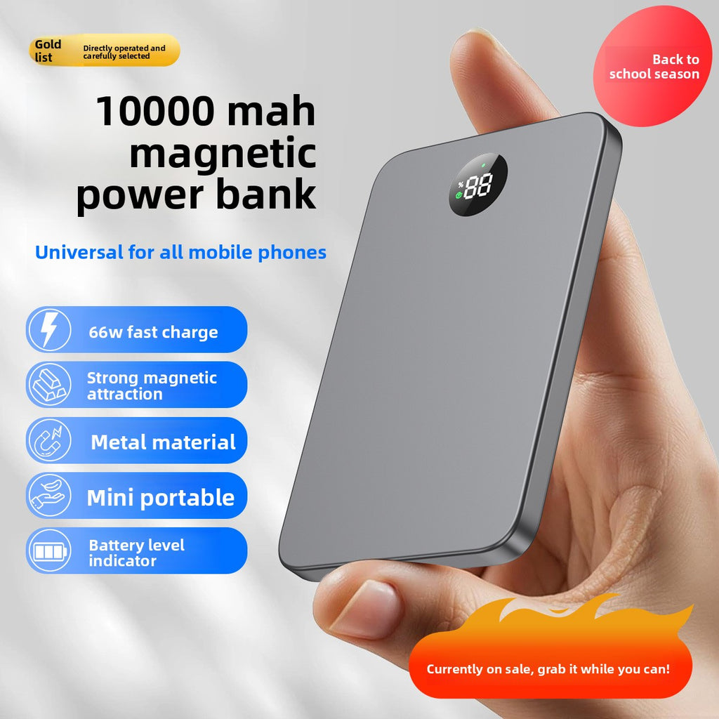 Ultra-Thin Digital Display Magnetic Power Bank