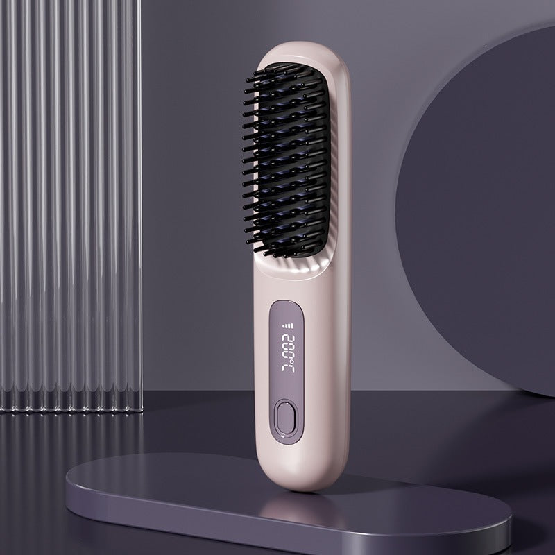 Wireless Hair Straightening Comb
