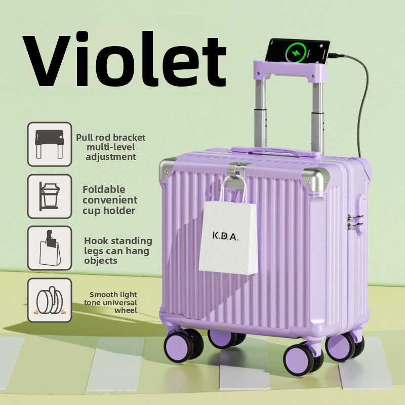 Portable Carry-On Luggage with USB