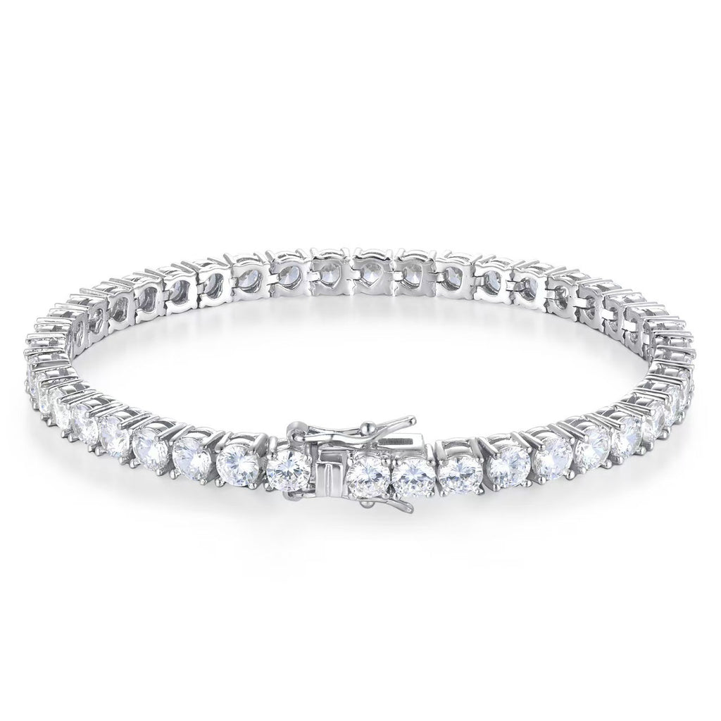 Copper Gold-Plated Zircon Bracelet