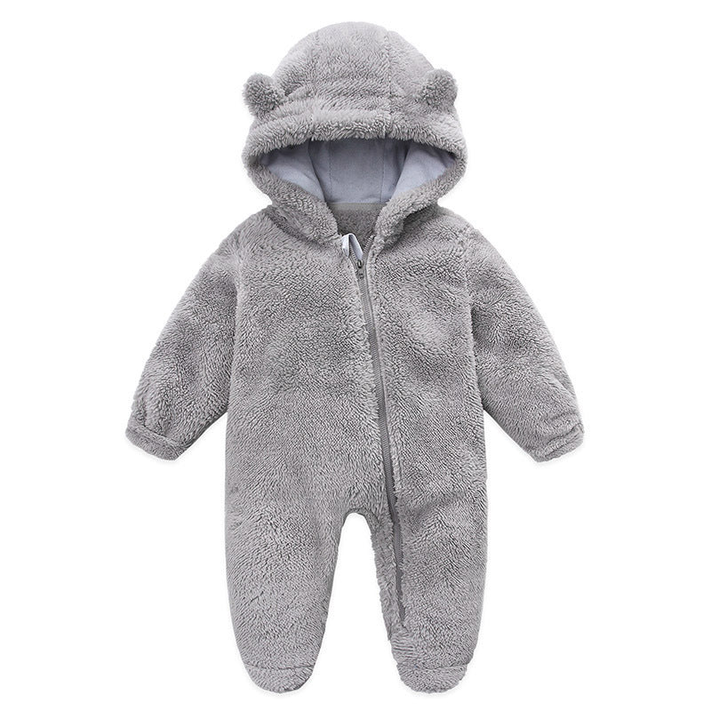 Infant Fleece Romper Winter Wear