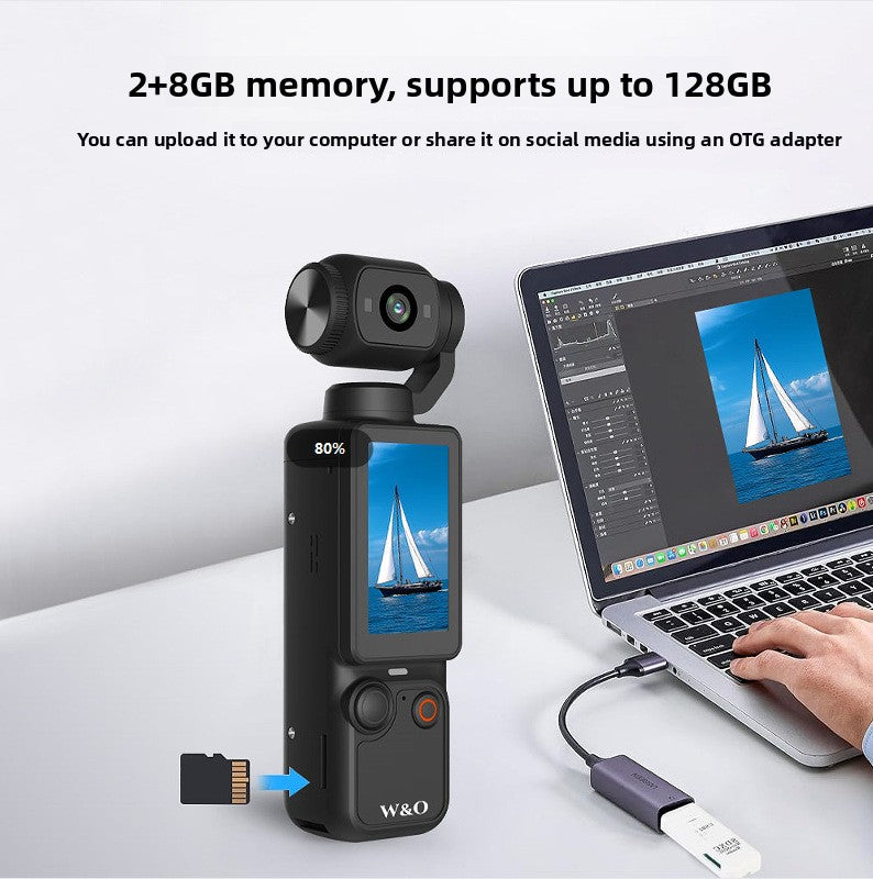 Q7 1080P Pocket Action Camera with 180� Rotation and Anti-shake