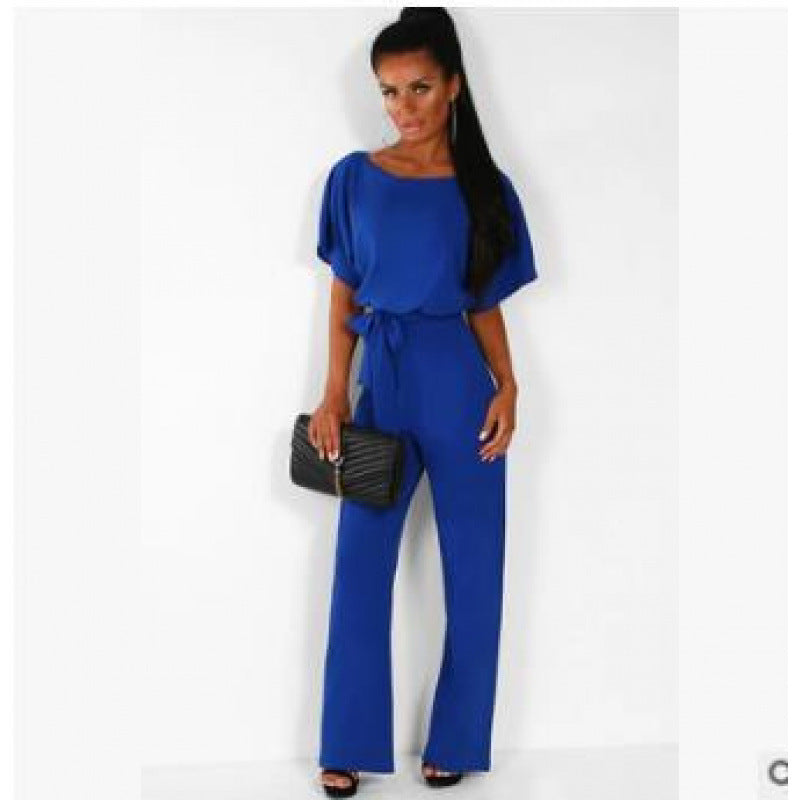 Straight-Leg jumpsuit