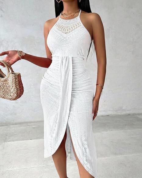 Hollow-out dress
