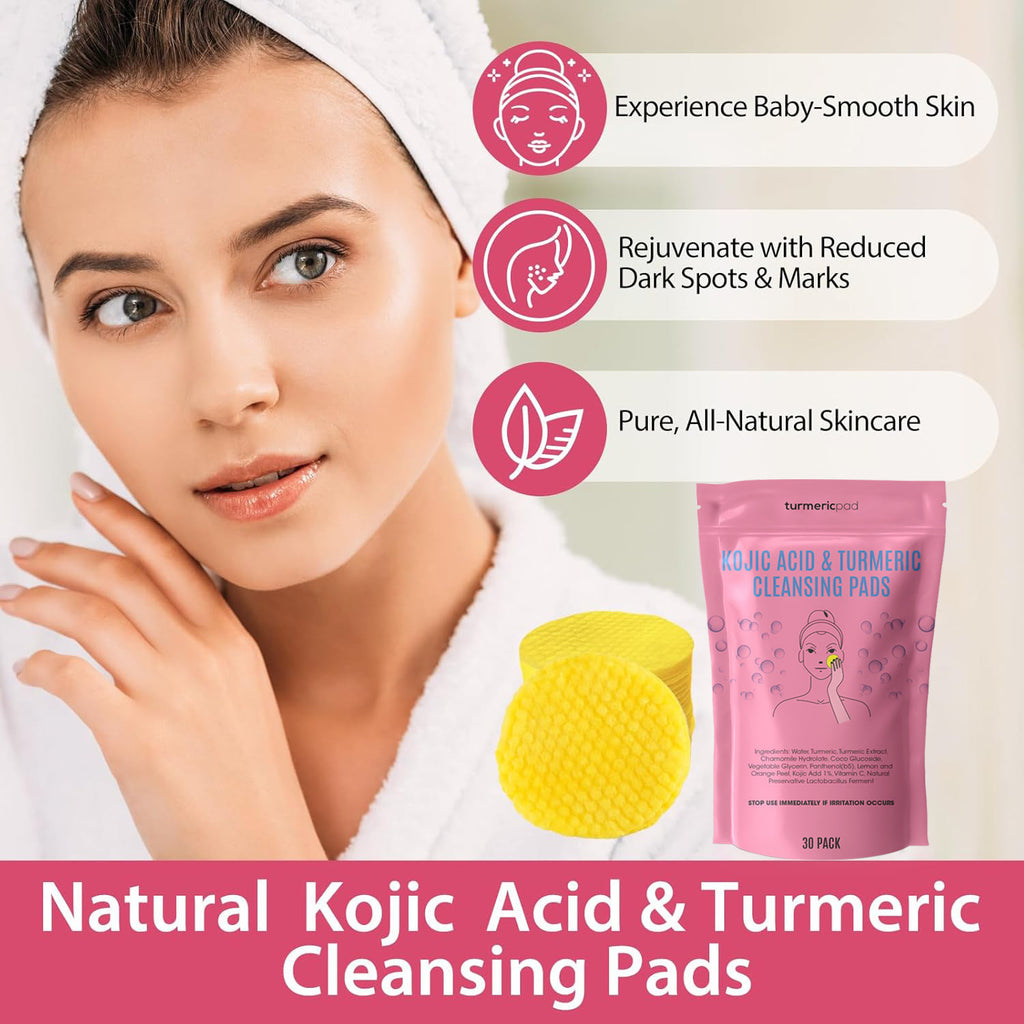 Turmeric Kojic Acid Cleansing Pads