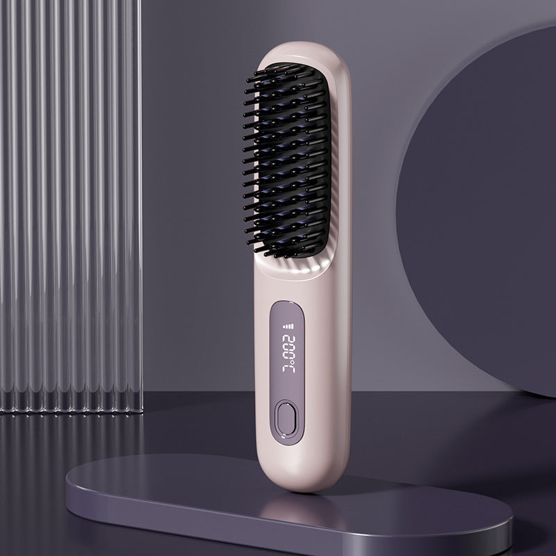 Wireless Ceramic Hair Straightener with Negative Ion