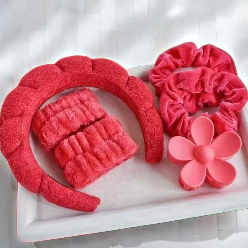 Soft Fabric Hair Accessories Set