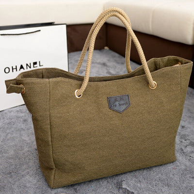 Womens Canvas Shoulder Bag